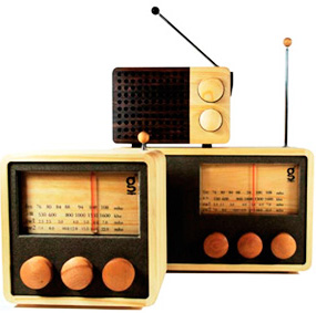 Wooden Radio - leseni radio